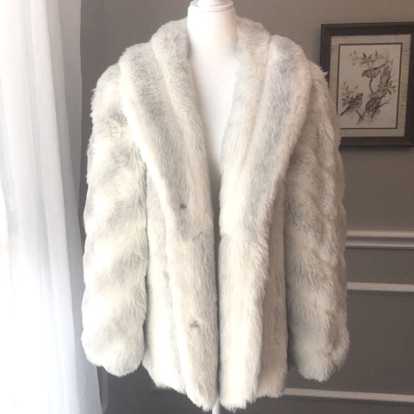 Jordache Jackets & Blazers - Vintage Faux Fur Coat